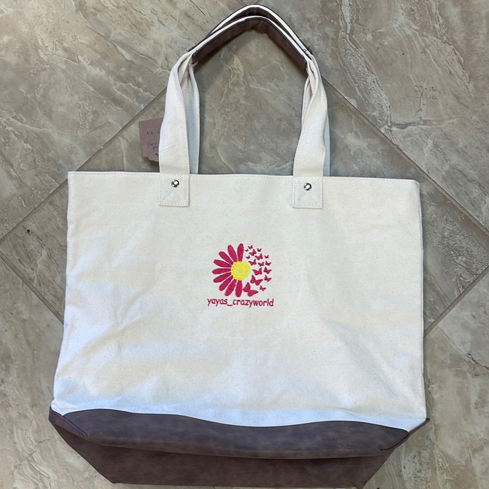 Canvas Tote Bag with Yayas_Crazyworld